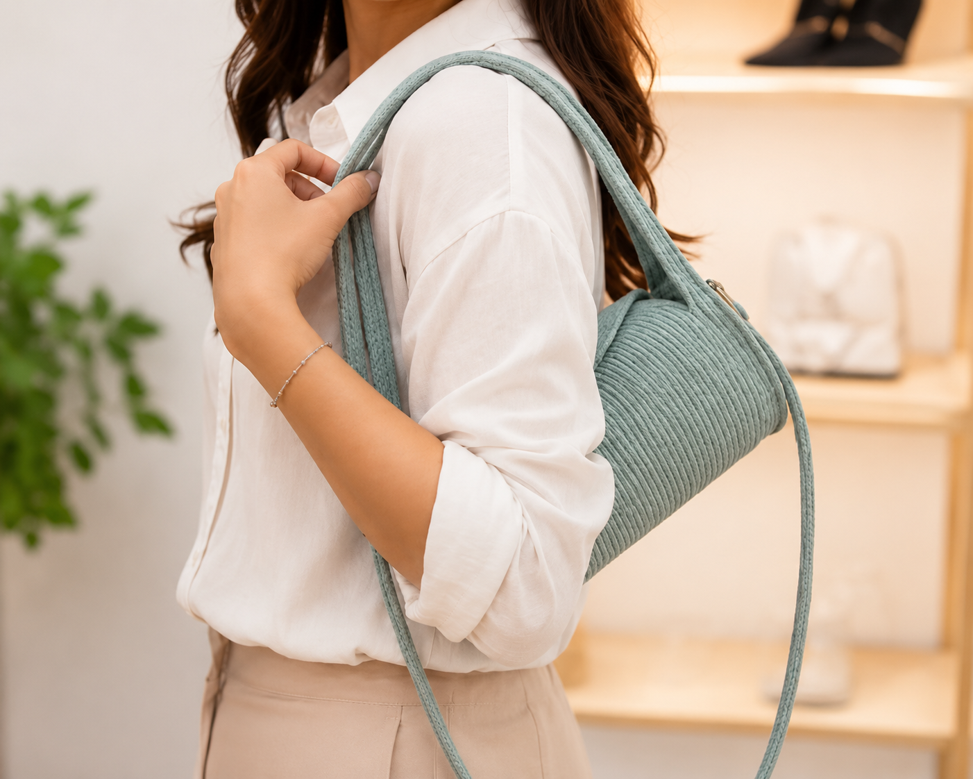 Aurelia Barrel Bag ⭐– Handmade Woven Women's Handbag
