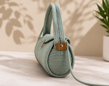 Aurelia Barrel Bag ⭐– Handmade Woven Women's Handbag