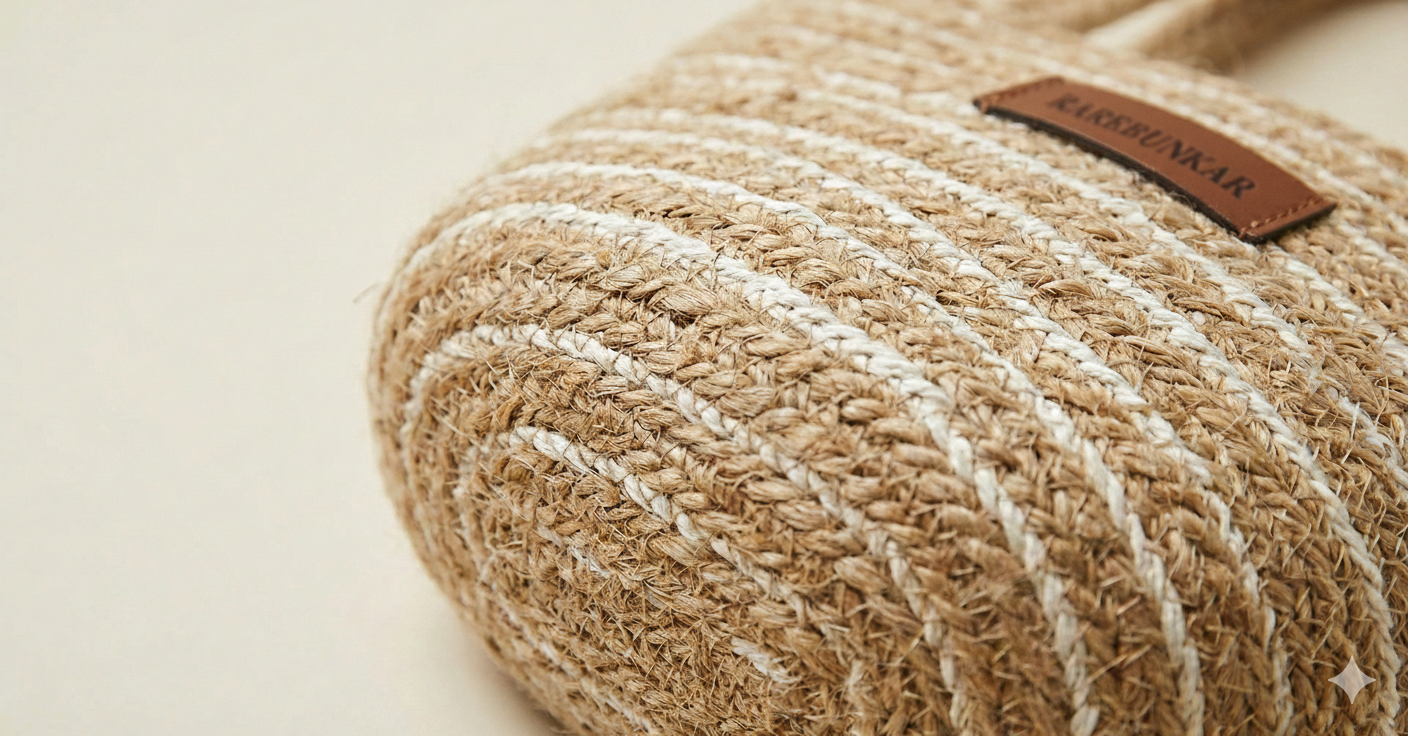 White Haven Artisan Jute Bag