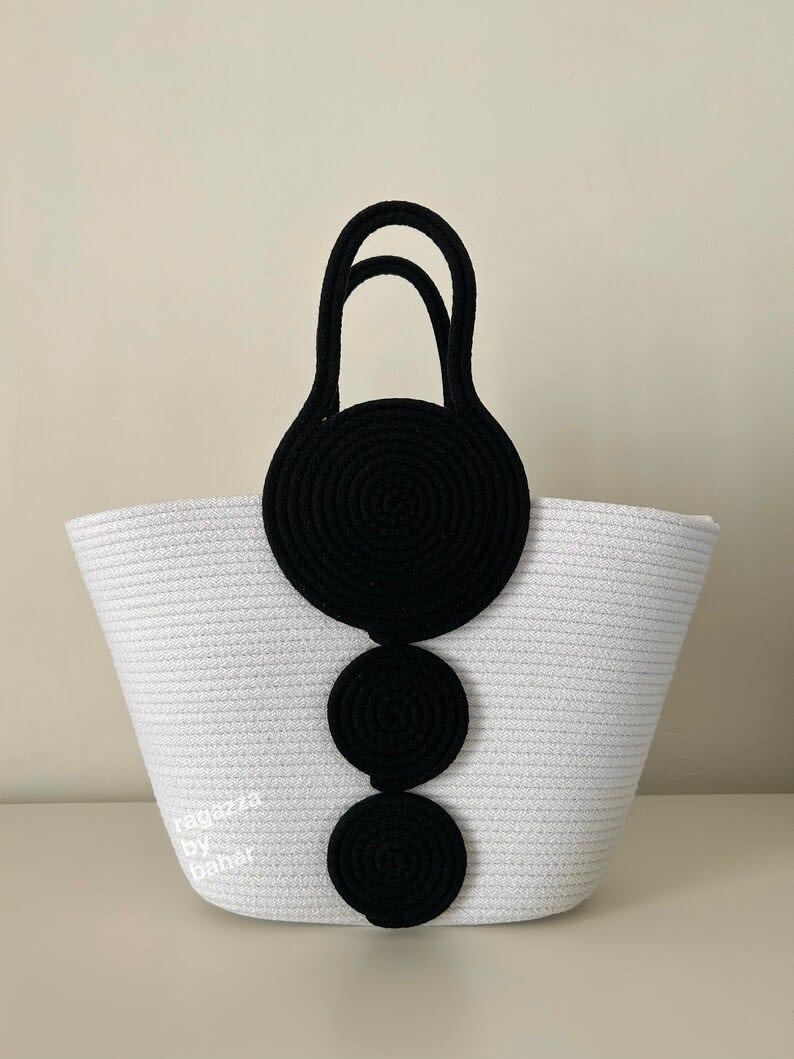 Tiikki Organic Tote - Sustainable Jute & Cotton Bag for Women